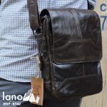 Túi xách nam da thật đeo chéo tuyệt đẹp 2017 KT42 nâu bóng