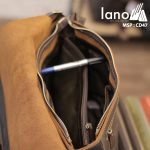 Túi Da Nam Đeo Chéo Đựng Macbook 13 inch bên trong