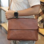 Cặp da nam Lano clutch bag đeo chéo cầm tay da thật sang trọng CD43