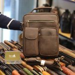 Túi Xách Da Nam Lano Đeo Chéo Da Sáp Cực Chất KT56
