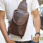 Túi Đeo Lưng Nam Da Bò Thật TDL-05 đeo trước ngực