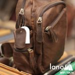Túi đeo chéo ngực nam da thật giá rẻ TDL16 cạnh bên