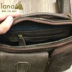 Túi xách nam da thật hàng hiệu đựng iPad Jeep J19 mẫu mới 2017 rêu bên trong