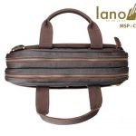 Cặp Xách Tay Da Bò Ấn Độ CD54 mặt trên