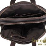 Cặp Xách Tay Da Bò Ấn Độ CD54 bên trong