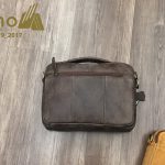 Túi xách nam da thật hàng hiệu đựng iPad Jeep J19 mẫu mới 2017 rêu mặt sau