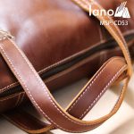 Cặp Da Bò Công Sở 2018 CD53 nâu tay xách và khóa túi