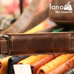 Túi da nam thời trang nhỏ gọn Contact 08 dây đeo