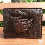Bóp bàn tay da cá sấu thật giá rẻ BCS14