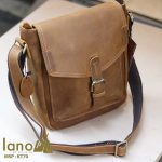 Túi đeo chéo nam da bò sáp thời trang phong cách KT70 nghiêng
