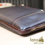 Cặp da nam thời trang siêu mỏng CD56 đáy túi