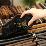 Ví da nam ngang thời trang cúc bấm VDN021 bên trong