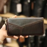 Ví da nam cầm tay hoa văn thời trang VCTN006