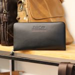 Ví cầm tay nam da bò đẳng cấp cho phái mạnh Schwarz Etienne VDNSE02 đen