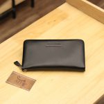 Ví cầm tay nam da bò đẳng cấp cho phái mạnh Schwarz Etienne VDNSE02 đen