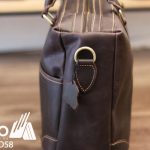 Cặp da nam công sở cao cấp thời trang tiện lợi CD58 mặt cạnh