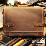 Cặp xách nam da bò sáp thời trang công sở Lano CD57
