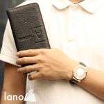 Ví cầm tay nam 2 gấp logo đầu trâu mới lạ VCTN018