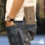 Ví cầm tay nam 3 gấp da bò thật thời trang tiện lợi VCTN020