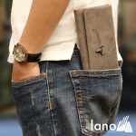 Ví cầm tay nam 3 gấp da bò thật thời trang tiện lợi VCTN020
