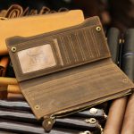 Ví cầm tay nam da bò sáp thời trang sang trọng VCTN010