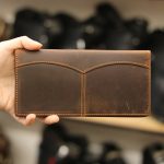 Ví cầm tay nam da bò sáp thời trang xu hướng mới VCTN008