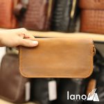 Ví cầm tay nam da dê cao cấp khóa kéo thụt VCTN016