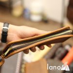 Ví cầm tay nam da dê cao cấp khóa kéo thụt VCTN016