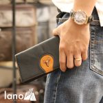 Ví cầm tay nam loại dài 2 gấp logo đầu trâu mới VCTN019