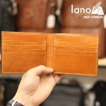 Ví da bò nam loại ngang khâu tay thủ công VDN24