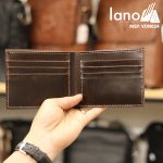 Ví da bò nam loại ngang khâu tay thủ công VDN24
