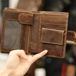 Ví da nam ba gấp thời trang tiện lợi VDN001