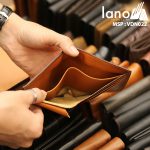 Ví da nam khâu tay thủ công thời trang sang trọng VDN22