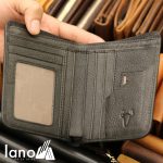 Ví da nam loại đứng logo đầu trâu nhỏ gọn tiện lợi VDN018 bên trong