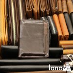 Ví da nam loại đứng thời trang tiện lợi nhiều màu VDN009