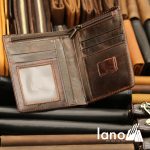 Ví da nam loại đứng thời trang tiện lợi nhiều màu VDN009