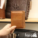 Ví da nam loại đứng thời trang tiện lợi nhiều màu VDN009