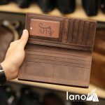 Ví dài cầm tay cho nam da bò sáp thời trang công sở VCTN011