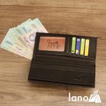 Ví dài nam cầm tay logo đầu trâu 2 gấp tuyệt đẹp VCTN017