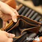 Ví đứng nam da bò sáp màu nâu sang trọng VDN006