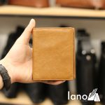 Ví đứng nam da bò sáp màu nâu sang trọng VDN006