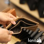 Ví đứng nam da bò sáp màu nâu sang trọng VDN006