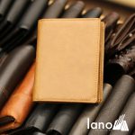 Ví đứng nam da bò sáp màu nâu sang trọng VDN006