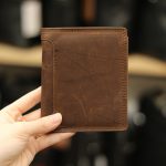 Ví đứng nam da thật thời trang công sở VDN002