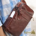 Túi da Lano đeo chéo trước ngực Sling Bag thời trang cao cấp TDL32 đeo trước ngực