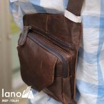 Túi đeo lưng cho nam Lano bằng da thật 001 đeo lưng