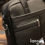 Cặp da nam giá rẻ thời trang công sở giảm giá cực đẹp Lano CD83 - ngăn trước
