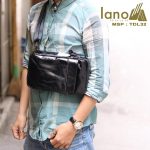 Túi da đeo chéo trước ngực Sling Bag thời trang cao cấp TDL32 đen bóng