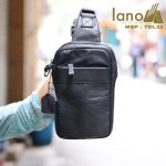 Túi da đeo chéo trước ngực Sling Bag thời trang cao cấp TDL32 đen