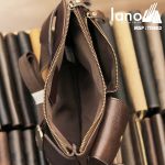 Túi đeo bụng nam da thật thời trang Lano tuyệt đẹp TĐB 002 bên trong